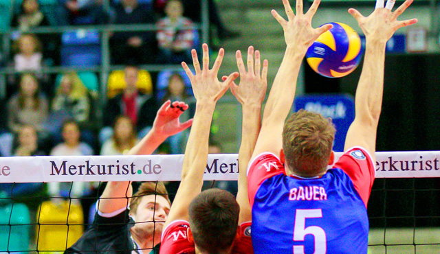 United Volleys legen mit 3:0 gegen Bühl vor