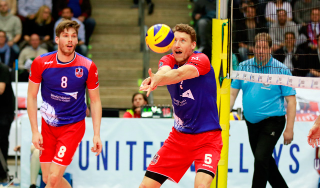 United Volleys müssen gegen Friedrichshafen in die Verlängerung