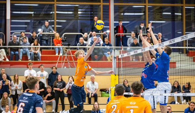 Zweitliga-Volleyballer besiegen Leipzig