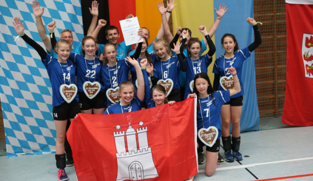 Platz 12 bei den Deutschen Meisterschaft für das U14 Team vom Volleyball-Team Hamburg