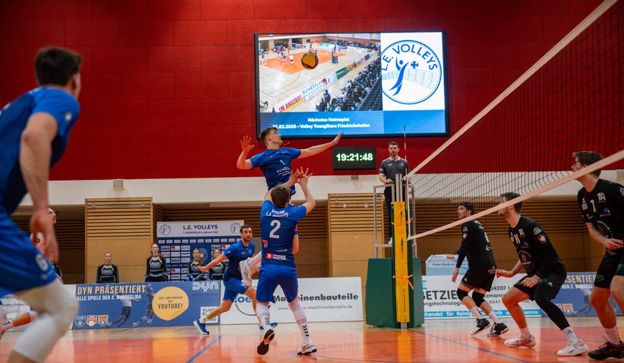 Volleys empfangen Topteam