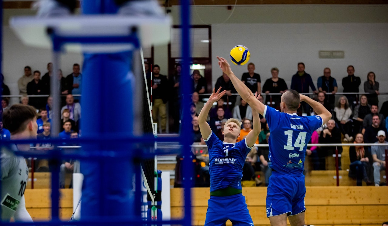 Überzeugende Blue Volleys