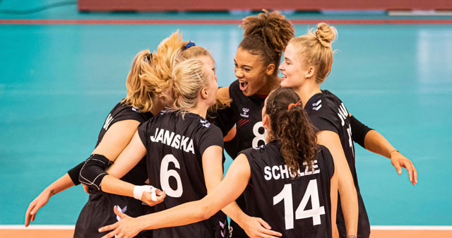 SPORT1 überträgt das deutsche Achtelfinale bei der Volleyball-EM am Samstag live ab 16:25 Uhr im Free-TV