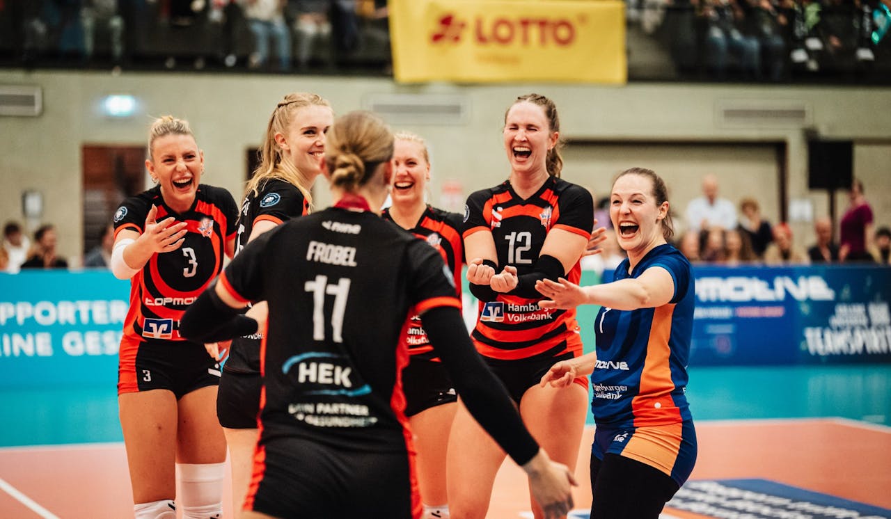 Erster Satzgewinn in voller Halle!