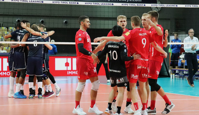 TVR gewinnt einen Satz in Innsbruck
