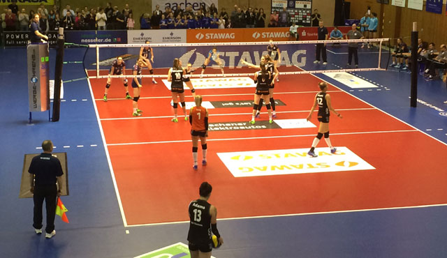 VC Wiesbaden bleibt auch in Aachen ohne Punktgewinn