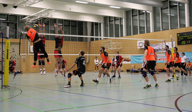 Drei Punkte brauchen die SCF-Volleyballer im Endspurt um den Nichtabstieg