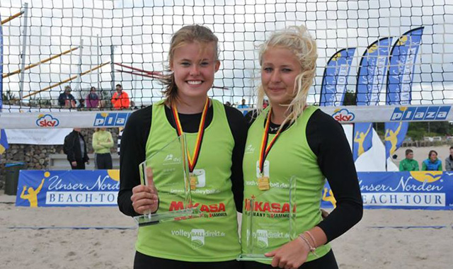 VCW-Duo Becker/ Henning räumt beim U17 Beach-Bundespokal ab