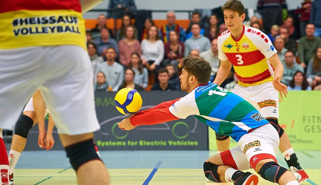 Trotz Tiebreak-Niederlage: Die BADEN VOLLEYS sind auch zum Jahreswechsel spitze