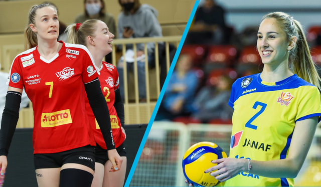 Zwei neue Mittelblockerinnen beim VCW