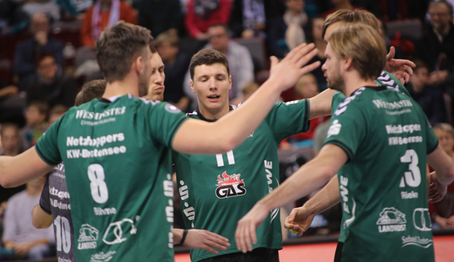 Netzhoppers müssen Niederlage beim Europapokal-Viertelfinalisten einstecken