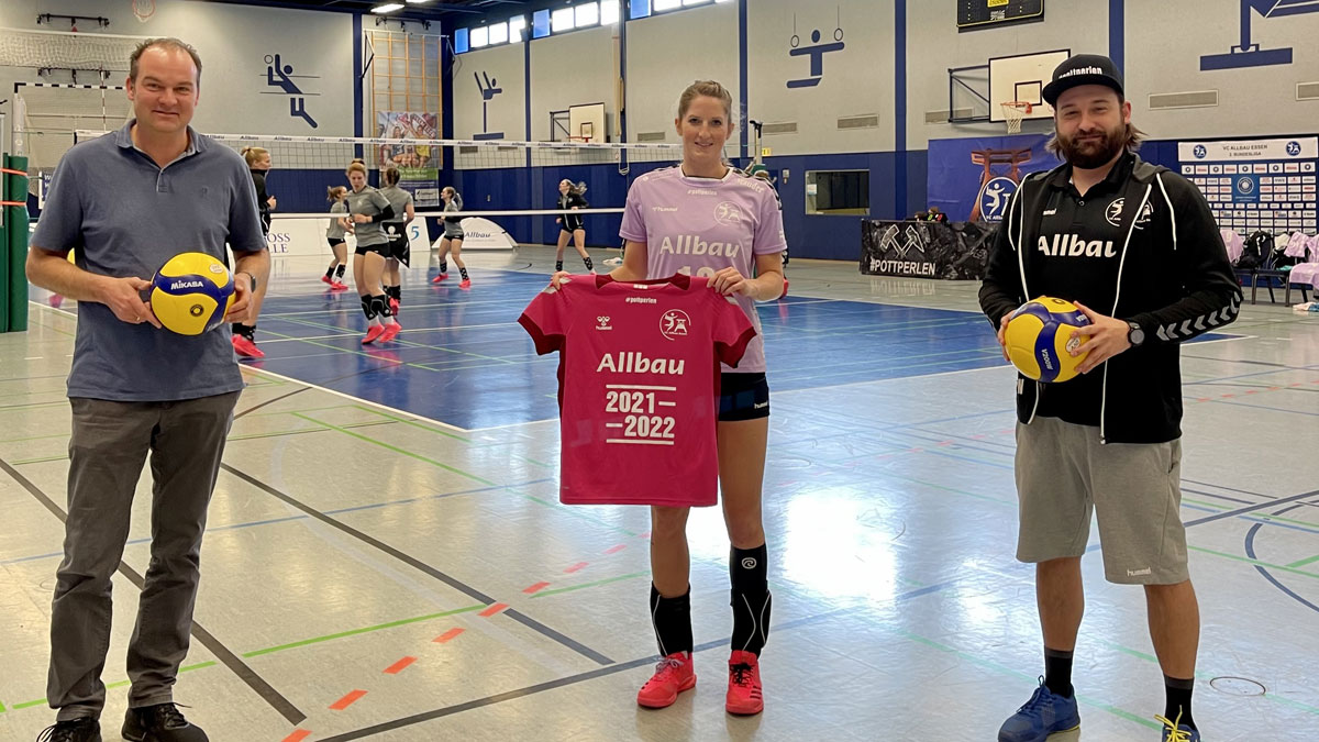 Allbau weiterhin Hauptsponsor bei den Essener Volleyballerinnen