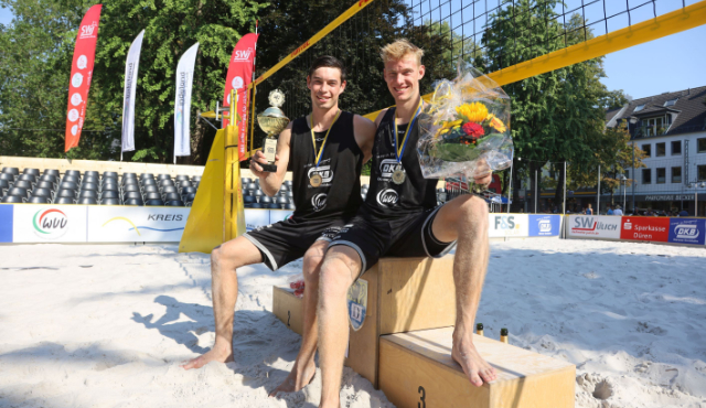 SWD powervolleys Düren: Brand/Reinhardt gewinnen in Jülich