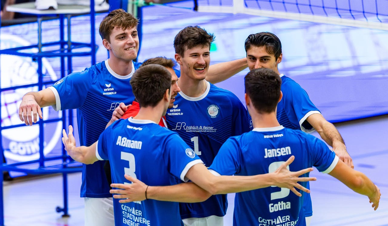 Blue Volleys vor Topspiel