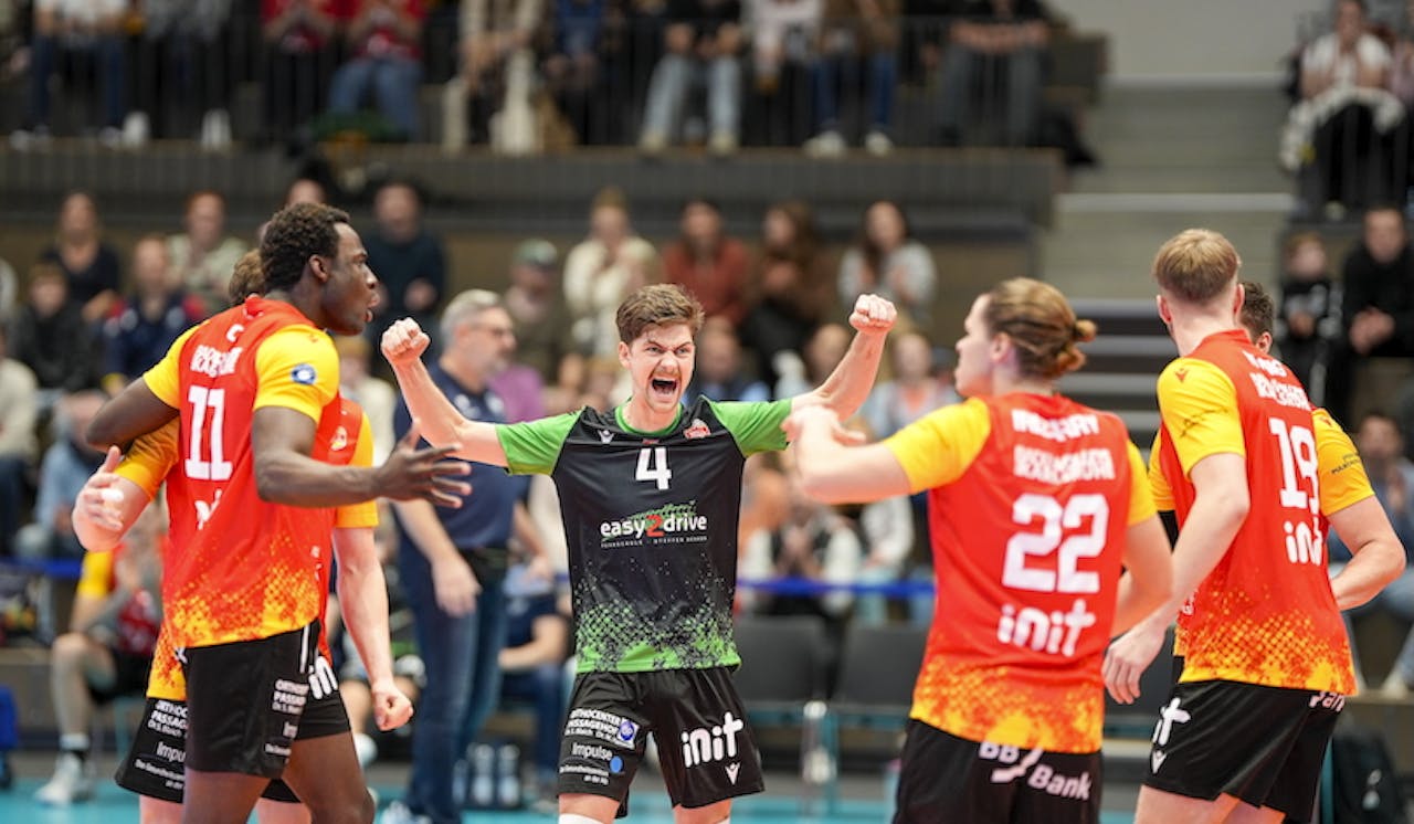 Dritter Sieg in Folge für BADEN VOLLEY