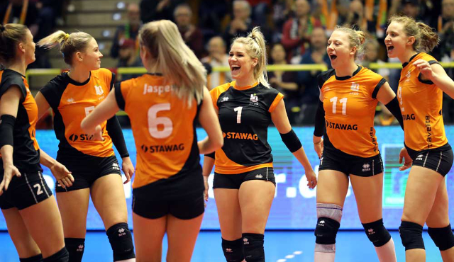 Aachen im CEV CUP Achtelfinale in Slowenien