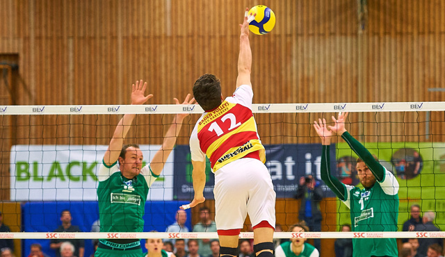 Derby-Triumph für die BADEN VOLLEYS