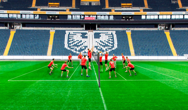 Commerzbank Arena als Ausweichquartier für mögliches Finale