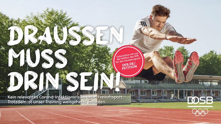 DFB und DOSB starten Kampagne und Petition für Amateursport