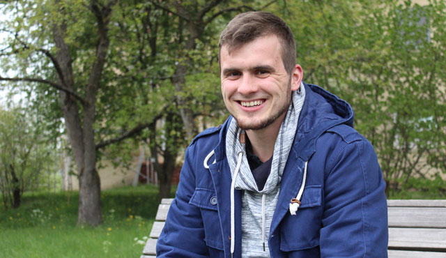 Philipp Jankowski verteilt auch 17/18 die Bälle beim TVR
