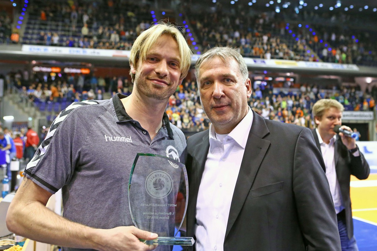 Netzhoppers-Kapitän Manuel Rieke ist MVP der Bundesliga
