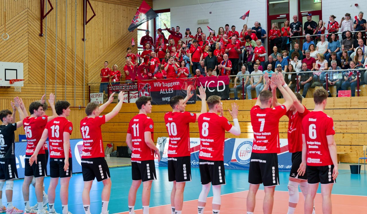 Platz 3 für die Enervigo Volleys Dresden