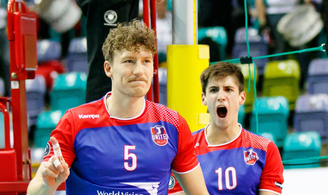 United Volleys feiern beim 3:0 gegen Düren ihren fünften Saisonsieg