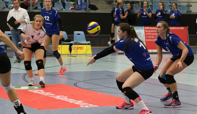 Volleyball-Team Hamburg erkämpft sich den Heimsieg