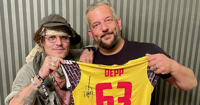 Hollywood-Legende Johnny Depp unterstützt „Suhler Wölfe“