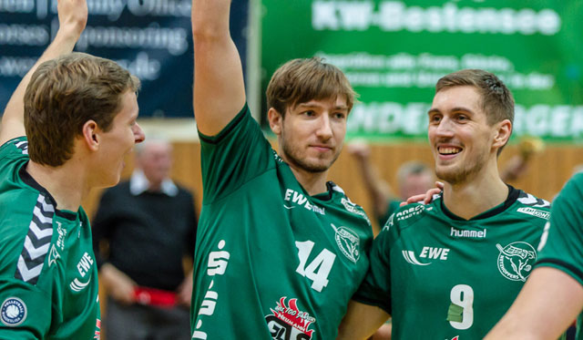 Netzhoppers im Liga-Endspurt auf voller Höhe