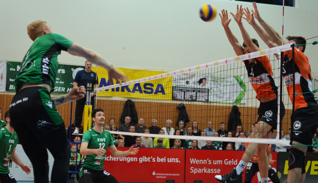 Netzhoppers SolWo Königspark KW unterliegen im Pokal-Viertelfinale