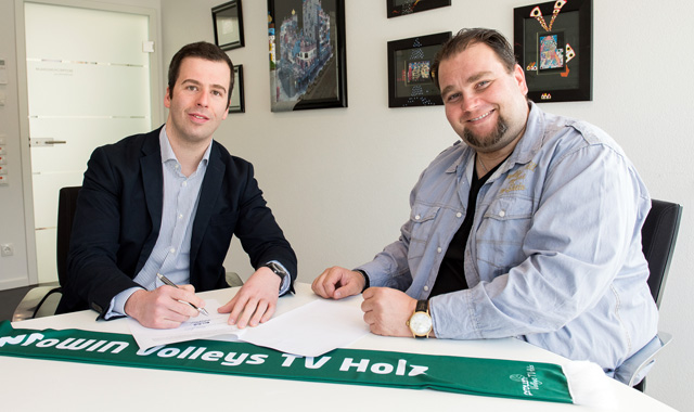 proWIN Winter GmbH auch in der Saison 2015/2016 Haupt- und Namenssponsor der  proWIN Volleys TV Holz