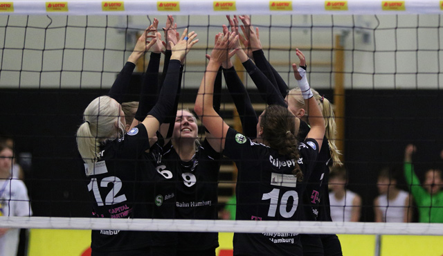 Dritter Sieg in Folge für das Volleyball-Team Hamburg