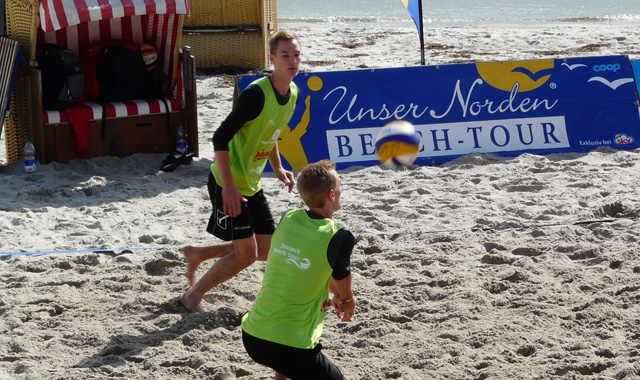 Krifteler Zwillinge 9. Bei der U19 Beach DM