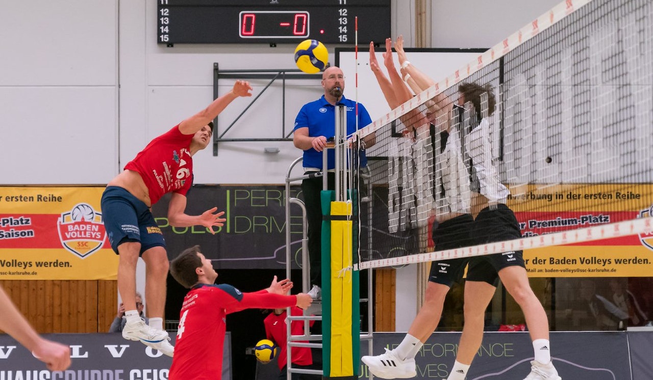 Dämpfer für die BADEN VOLLEYS