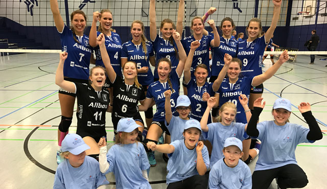 VC Allbau Essen – Dritter Sieg im dritten Spiel. Aufsteiger übernimmt Tabellenführung