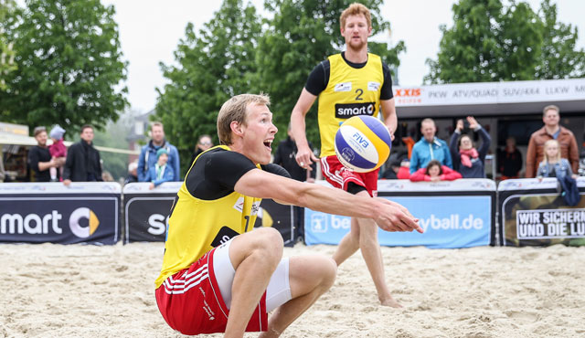 #RotesRudel Beachteam Bergmann / Harms beim smart cup in Nürnberg am Start
