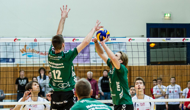 Netzhoppers empfangen Rekordteam vom VFB Friedrichshafen