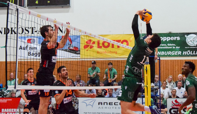 Netzhoppers unterliegen im 1. Heimspiel