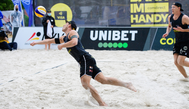 Interims-Beach-Duo Becker/Bergmann mit Chance gegen Vizeweltmeister Thole/Wickler Sonnabend 17:00 Uhr auf SPORT1 im Free-TV
