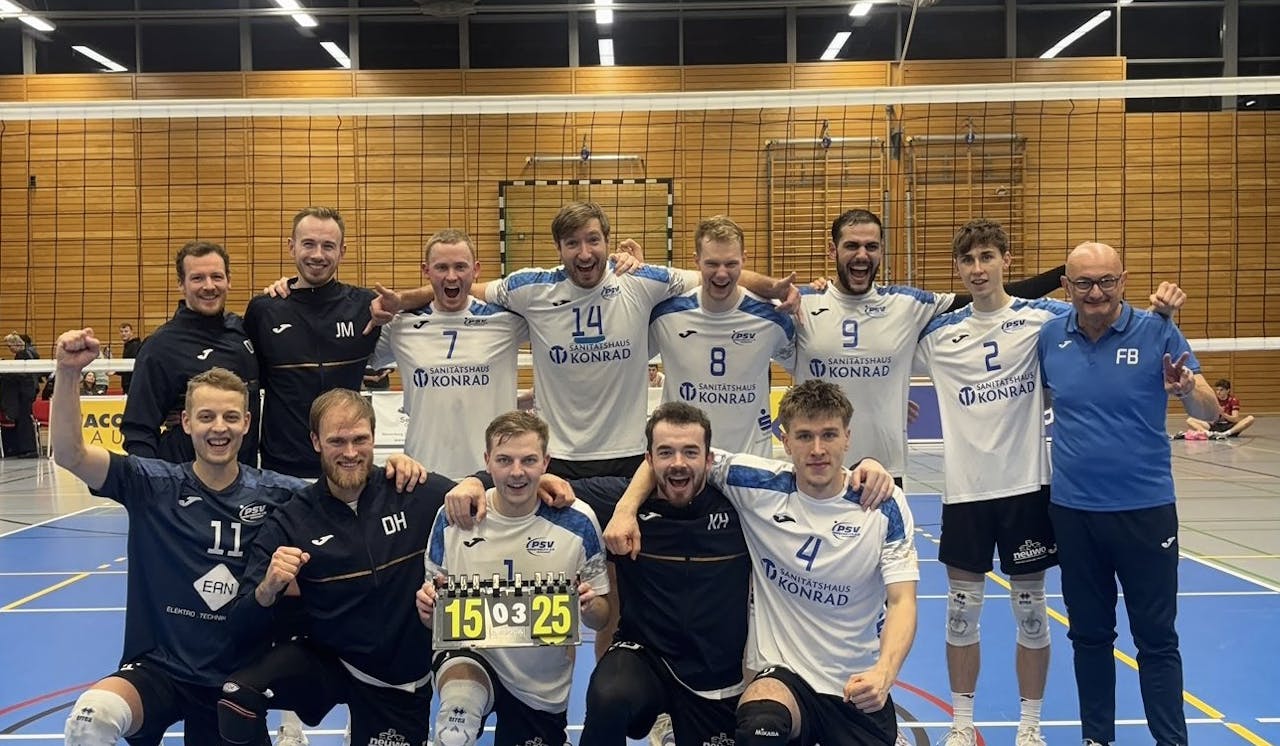 PSV-Volleyballer gewinnen Kellerduell