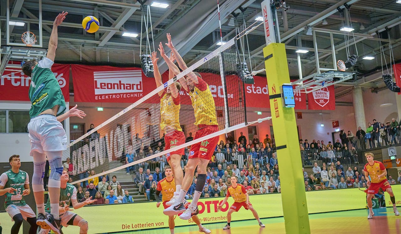 BADEN VOLLEYS bieten Bundesliga-Volleyball satt