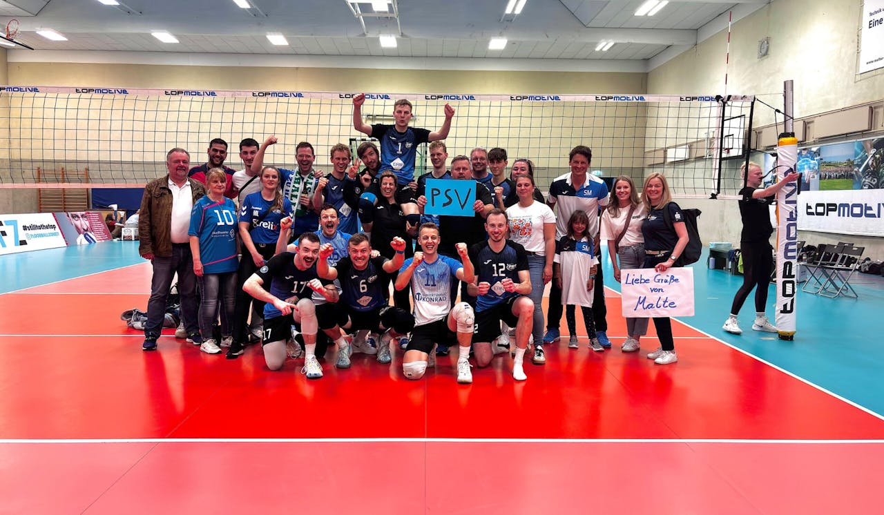 PSV-Volleyballer holen drei Punkte