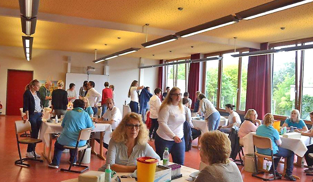Typisierungsaktion beim Niederbayern-Derby