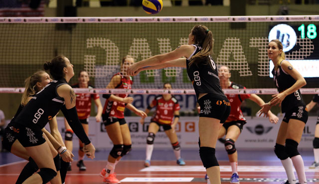 1:3 gegen den Meister: Ladies in Black Aachen trotzen Dresden einen Satz ab