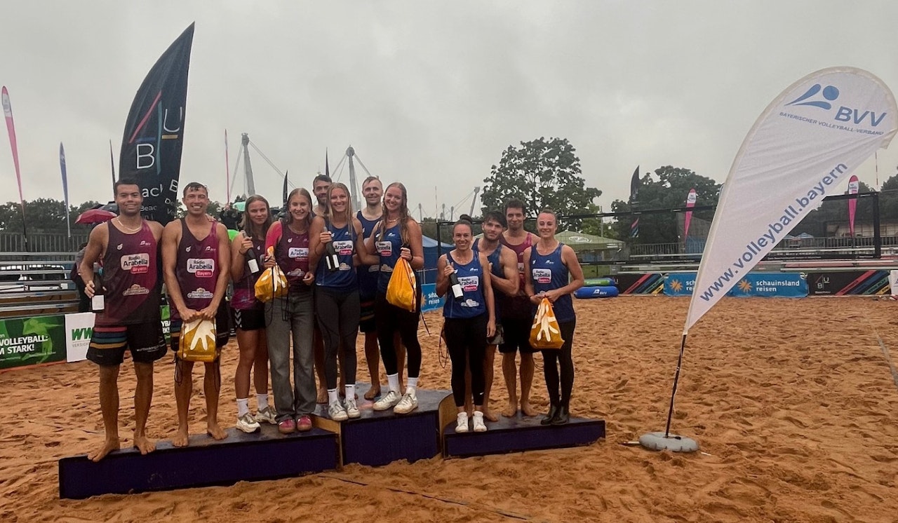 Top-Sport, Top-Location, aber bescheidenes Wetter bei Munich Beach Days