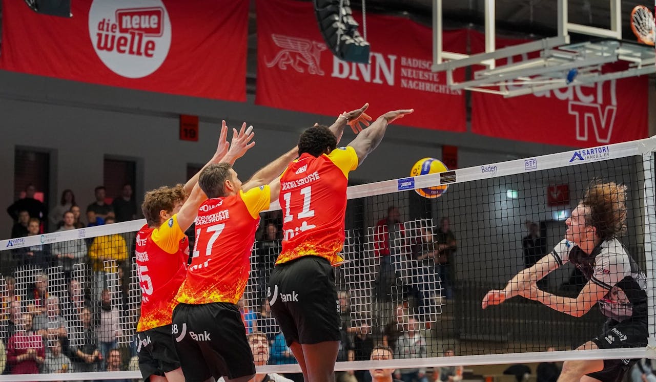 BADEN VOLLEYS in Halle gefordert