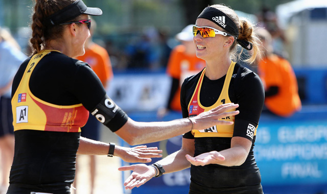 Beachvolleyball-Nationalteam Holtwick/Semmler beendet die Titelkämpfe in Klagenfurt wieder mit einer einstelligen Platzierung