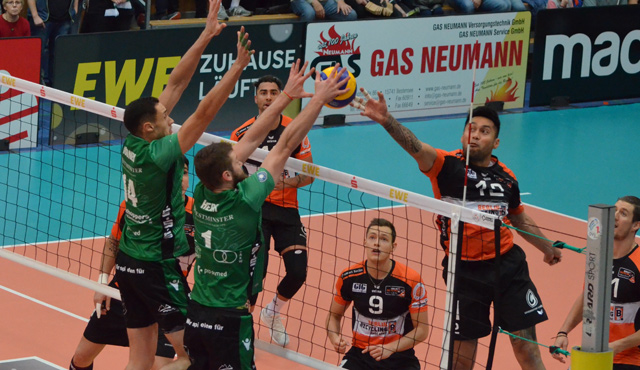 Netzhoppers SolWo Königspark KW unterliegen den BR Volleys