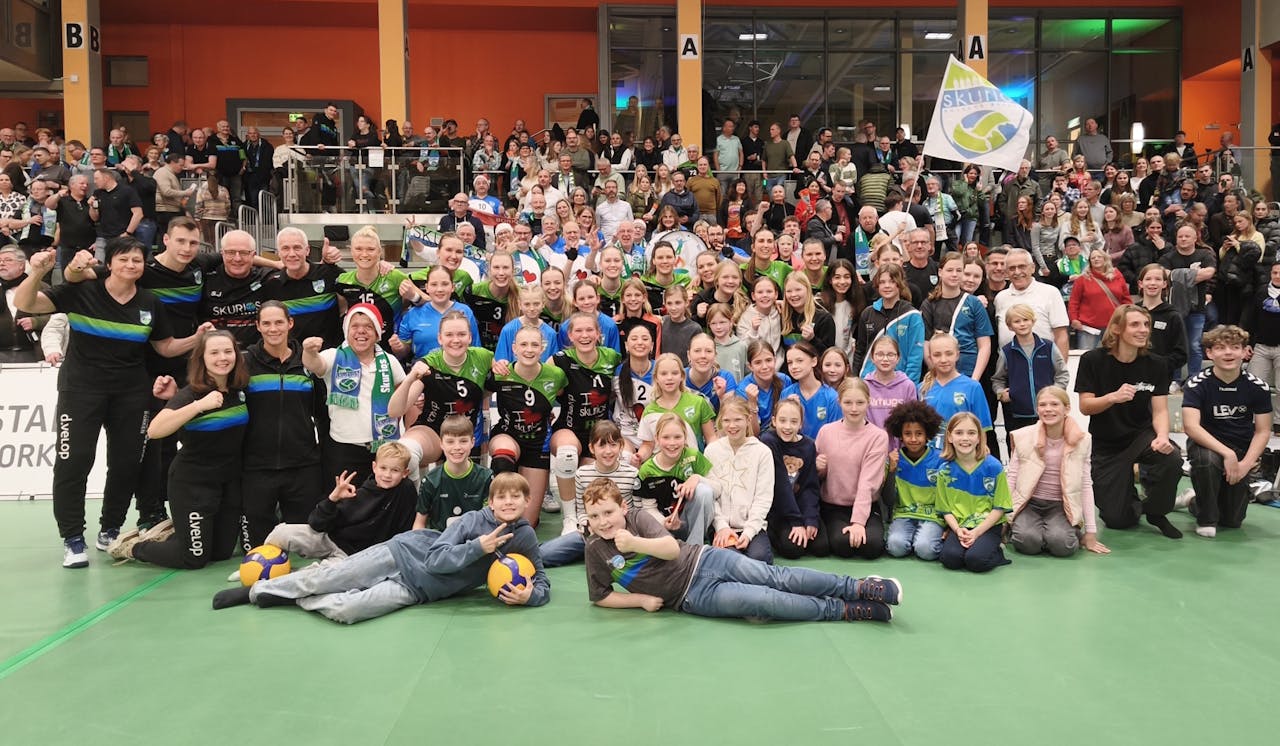 Erster Sieg der Skurios Volleys